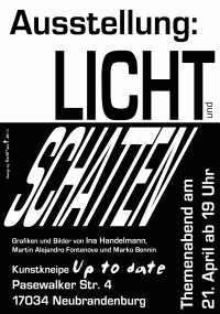 Ausstellung Licht und Schatten Marko Bennin Neubrandenburg